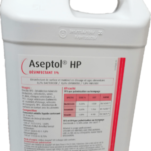 Aseptol HP Géosane, spécialiste de la décontamination d’élevage