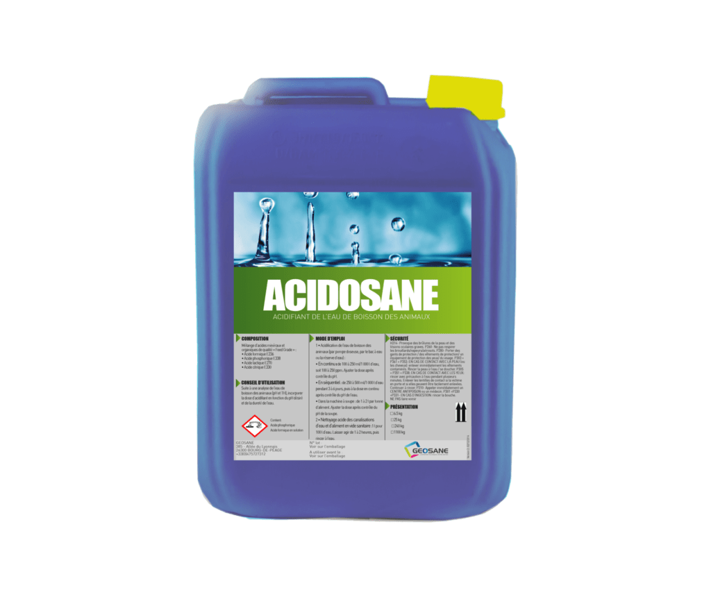 Acidosane Géosane Géosane, spécialiste de la décontamination d’élevage