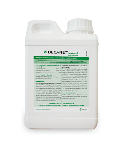 Decanet formule 3 Géosane, spécialiste de la décontamination d’élevage