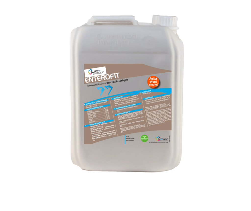ENTEROFIT ss fd Géosane, spécialiste de la nutrition animale